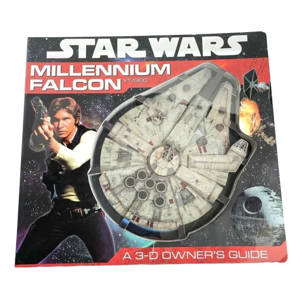Disney Star Wars:‎ Millennium Falcon- A 3-D Owner's Guide, Such a Cool Book!!